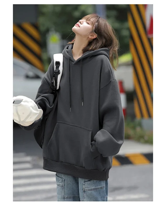 Unisex Winter Fleece Hoodie Detail
