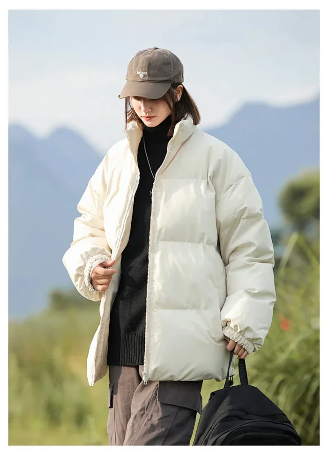 Ins Trendy Unisex Cotton Jacket Detail