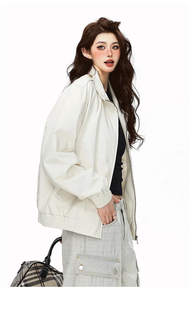 Retro Pilot Jacket for Couples Detail