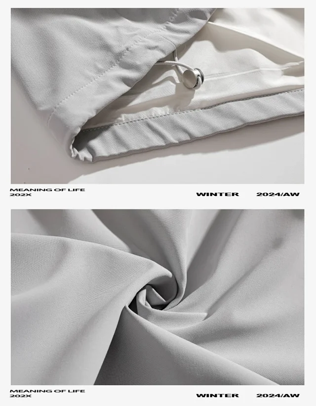 Men's Trendy Collar Jacket & Pants Set Detail