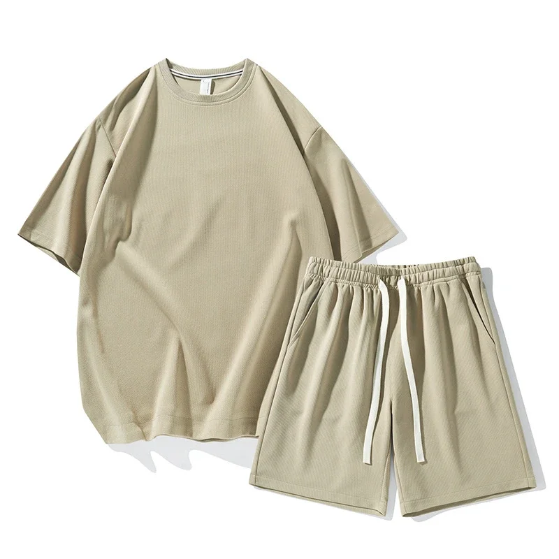 Summer Men's New Short-sleeve T-shirt Set