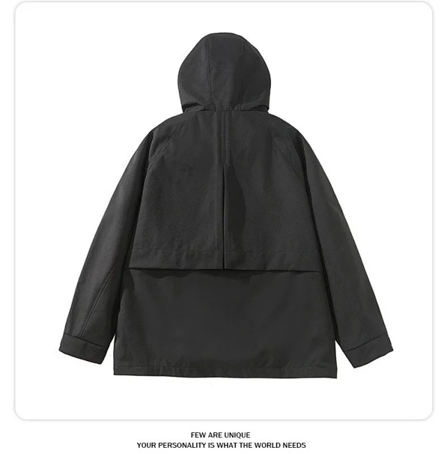 Huang Yimei Liu Yifei Outdoor Water-Resistant Yellow Jacket Detail