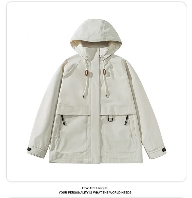 Huang Yimei Liu Yifei Outdoor Water-Resistant Yellow Jacket Detail