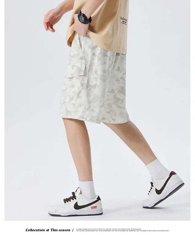 2025 Summer Camo Cargo Shorts (Men's) Detail