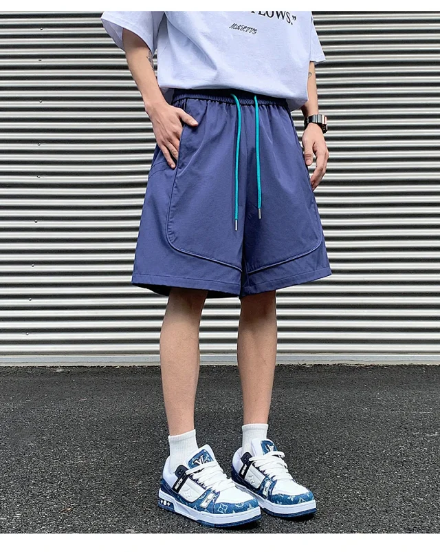 Men's Summer Ice Silk Outdoor Shorts Detail