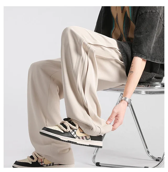 NASA Men's Summer Ice Silk Trousers Detail