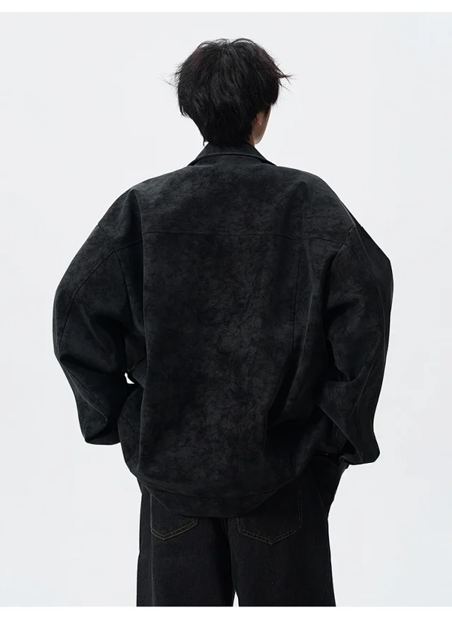Autumn PU Men's Jacket (Couple Style) Detail