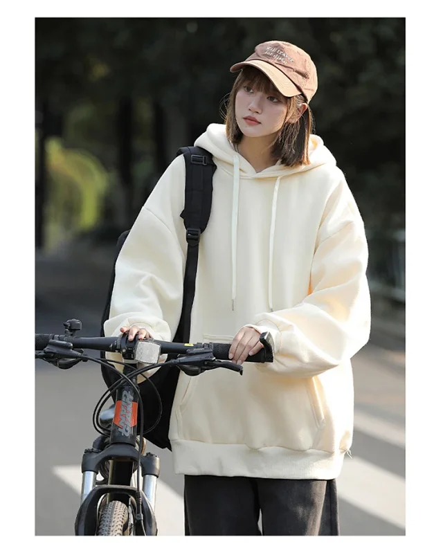 Unisex Winter Fleece Hoodie Detail