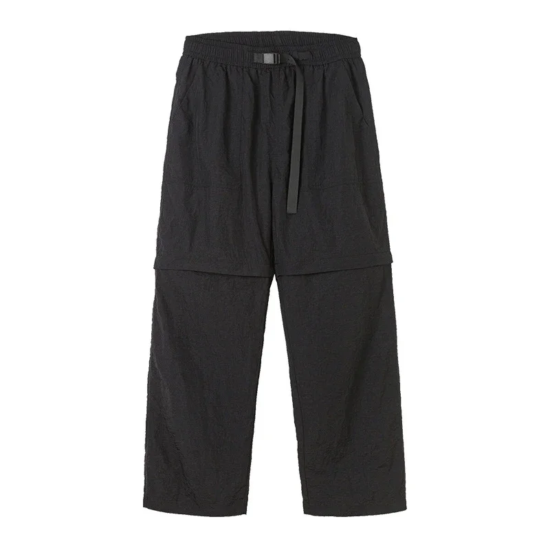 Japanese Loose Workwear Summer Wide Leg Trousers