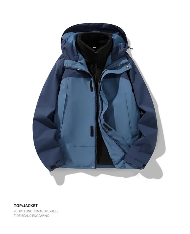 Outdoor Waterproof Hooded Jackets Detail