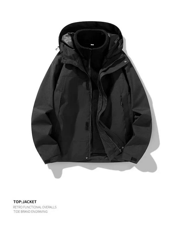 Outdoor Waterproof Hooded Jackets Detail