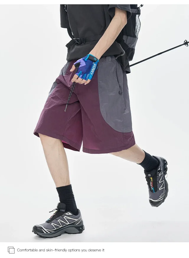 2025 Summer Loose 5-Pocket Cargo Shorts for Men Detail