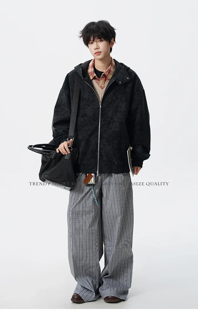 2025 Men's PU Biker Jacket (Couple Style) Detail