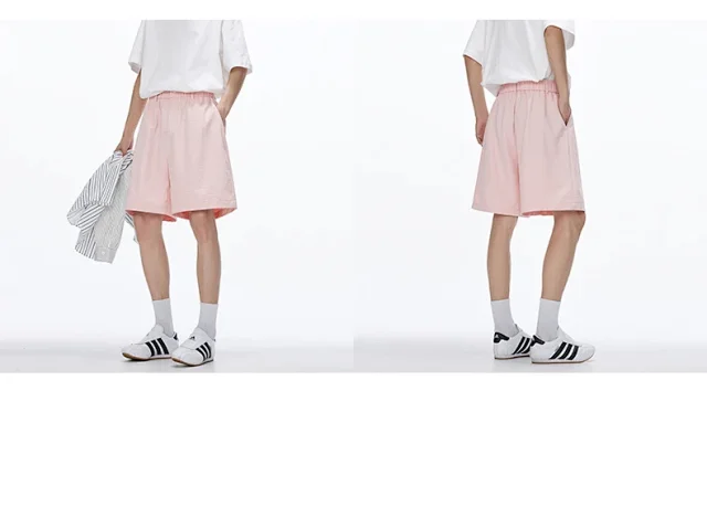 Men's Summer Sporty Loose Beach Shorts Detail