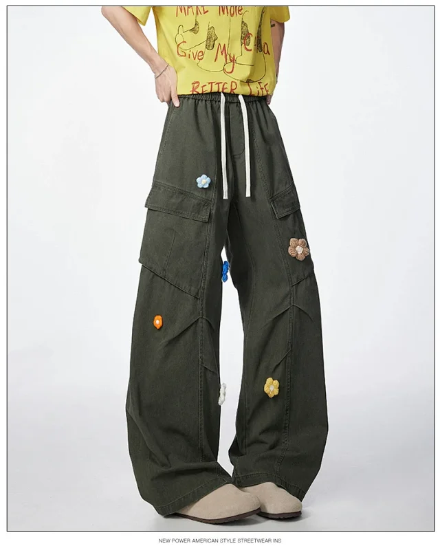 Vintage Multi - Pocket Straight Work Pants Detail