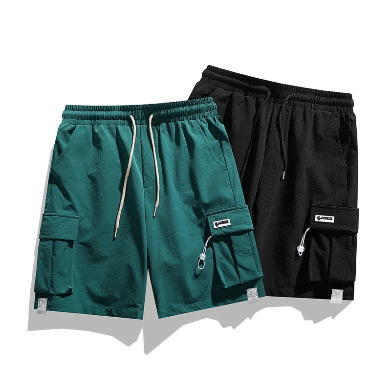 Men's Summer Ice Silk Cargo Shorts