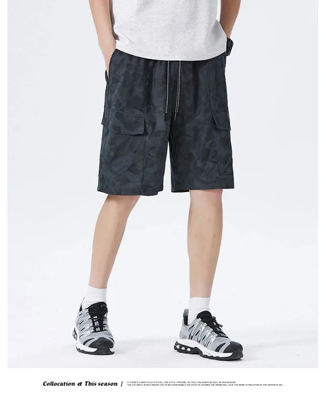 2025 Summer Camo Cargo Shorts (Men's) Detail