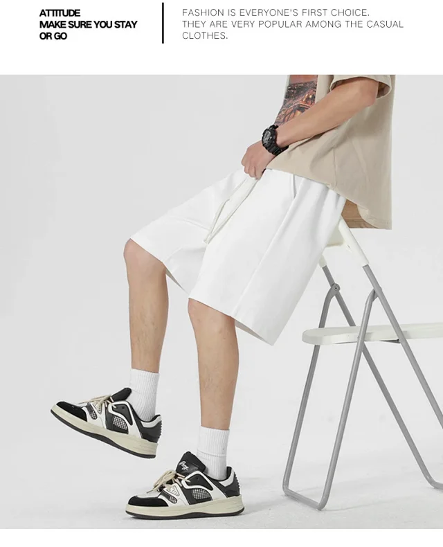 2025 Summer Solid-color Sport Shorts Detail