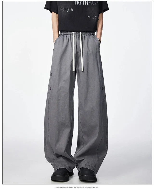 Men's BF Loose Wide-Leg Pants Detail