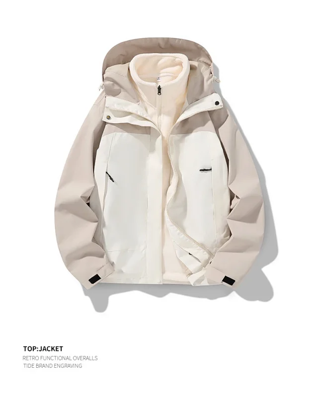 Outdoor Waterproof Hooded Jackets Detail