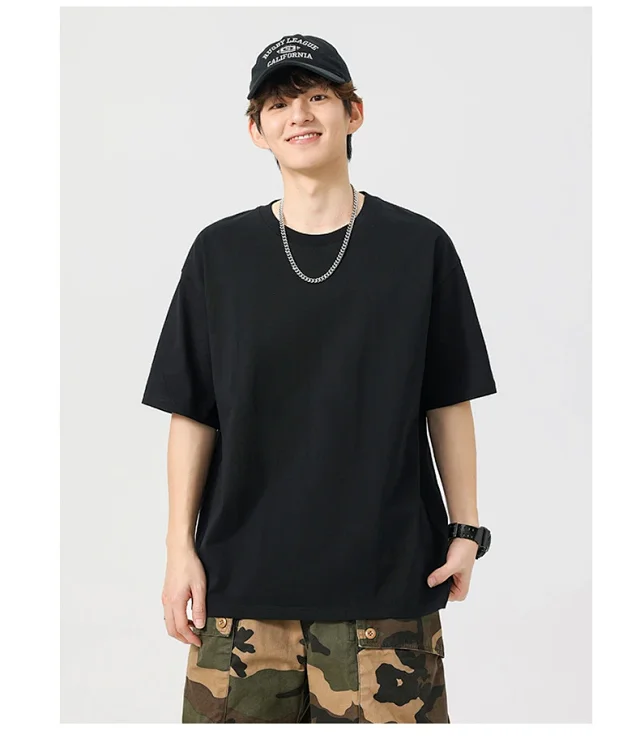 260g Cool & Antibacterial Men's T - Shirt 2025 Detail