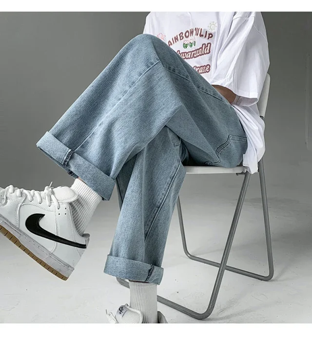 Hong Kong Style 2025 Spring New Jeans Detail
