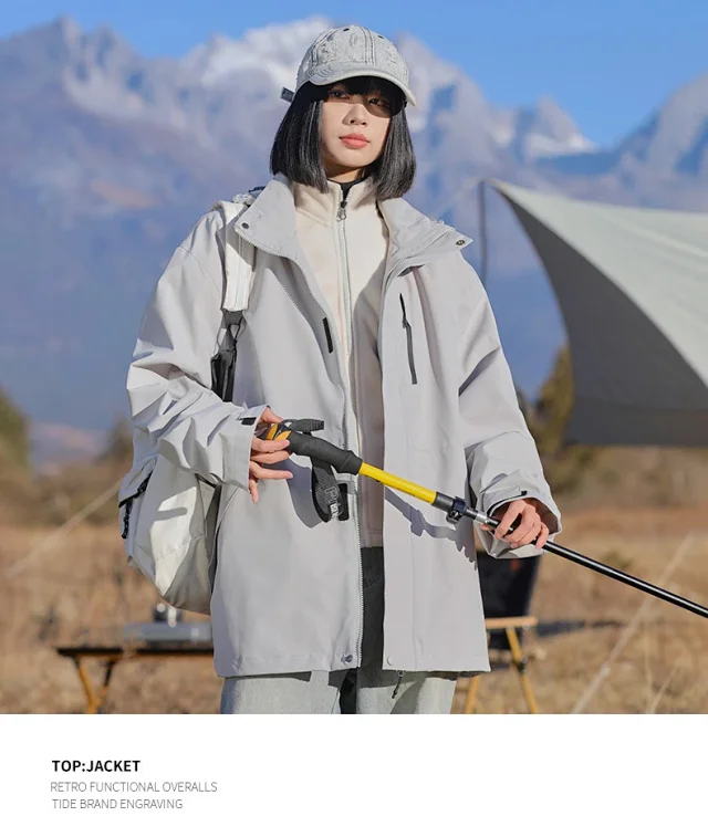 Unisex Mountain Windbreaker for Outdoor Detail