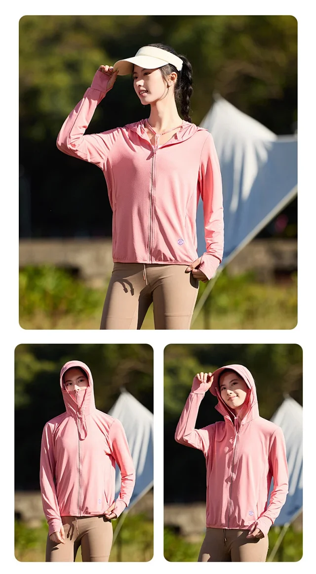 Men's Summer Ice Silk Sun Protective Jacket Detail