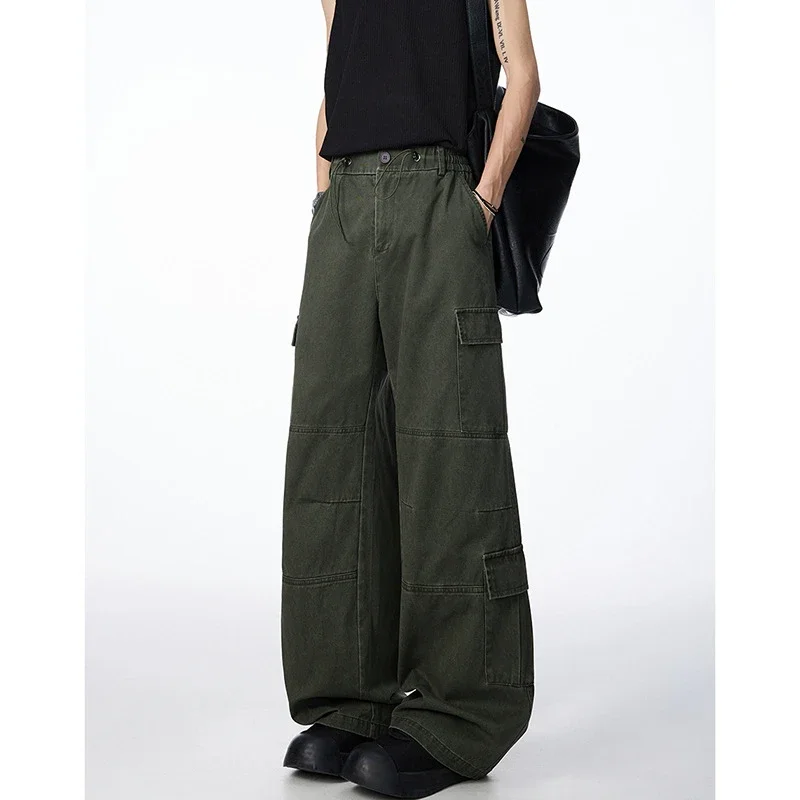 Unisex Retro Cotton Cargo Pants