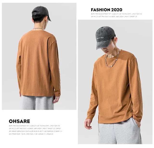 Men's Long-sleeve T-shirts (Couple Style) Detail