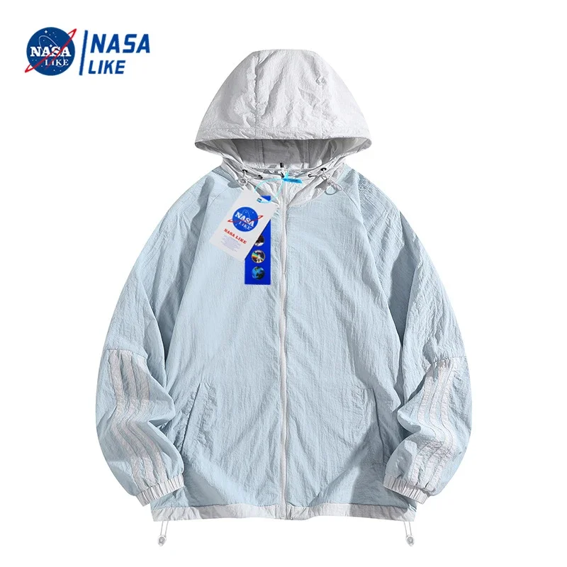 Couple Ice Silk Sun-protective Hooded Jackets
