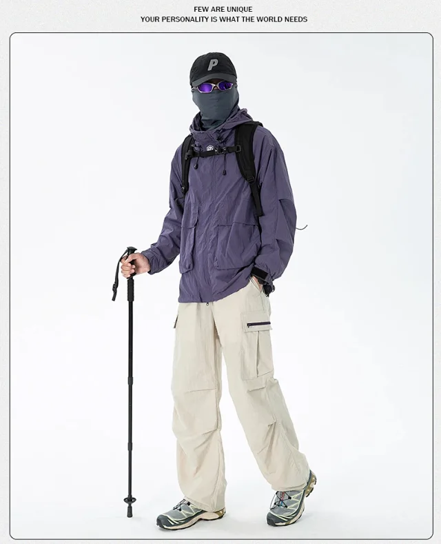 2025 Summer Waterproof Parachute Pants Detail