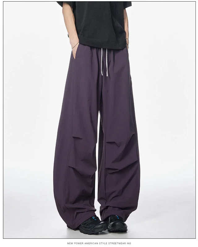 Men's Summer Thin Quick-dry Paratrooper Pants Detail