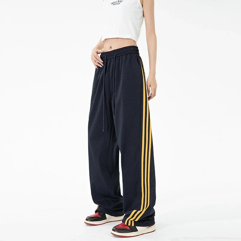Men's Retro Striped Cargo Pants