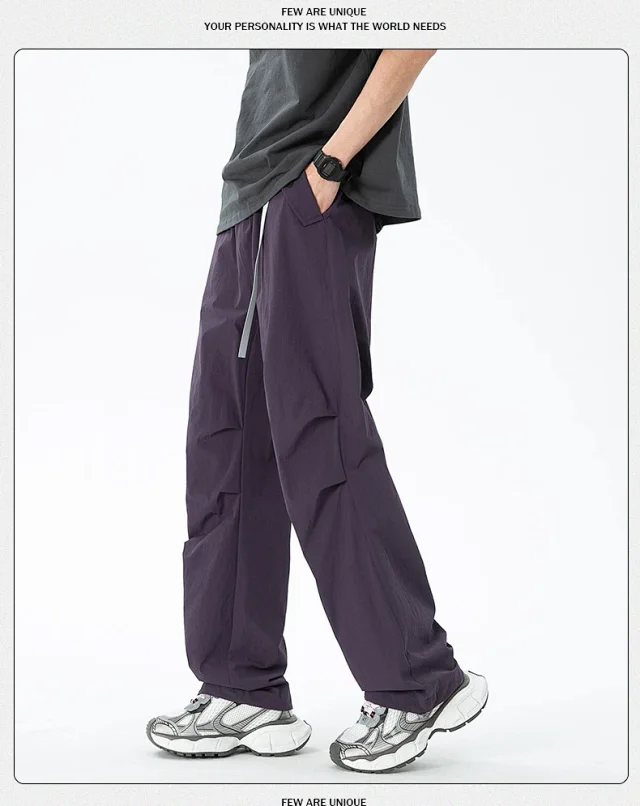 2025 Mens Parachute Pants: Waterproof, Lightweight & Stylish Detail