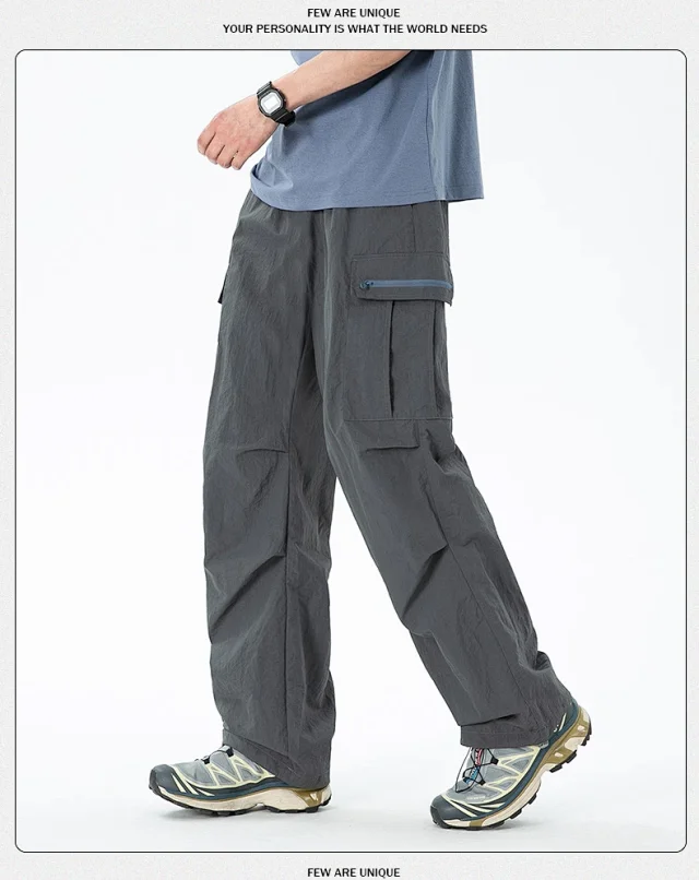 2025 Summer Waterproof Parachute Pants Detail