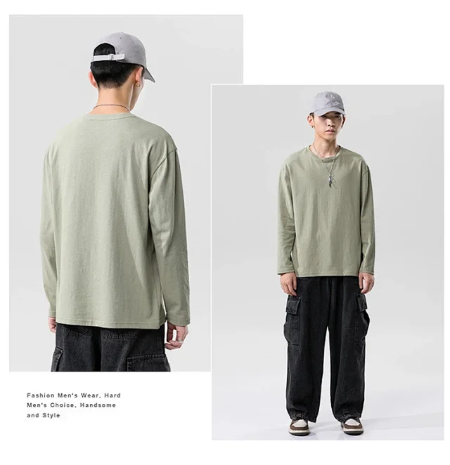 Men's Long-sleeve T-shirts (Couple Style) Detail