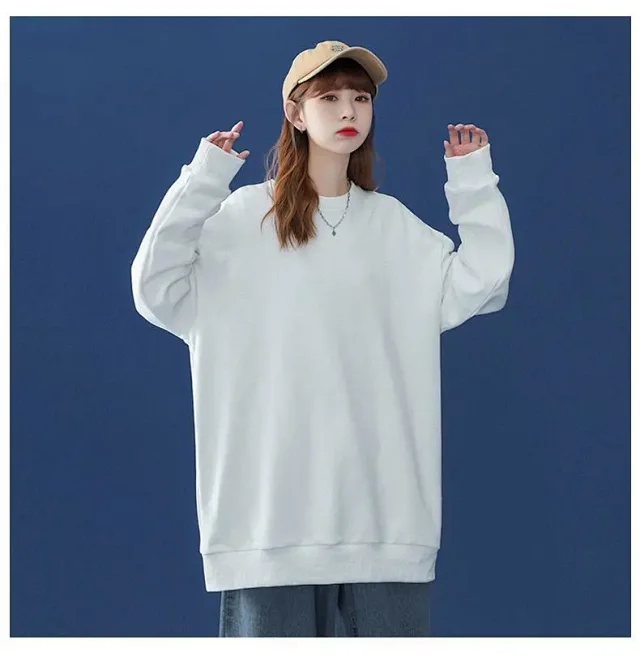 Unisex Fleece Oversized Sweatshirt Wholesale Detail