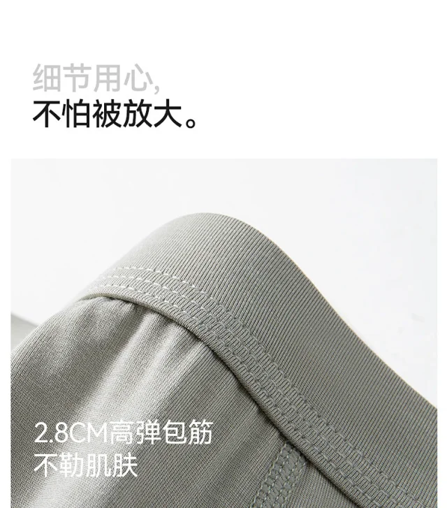 2025 Modal Men's Breathable Boxer Briefs Detail