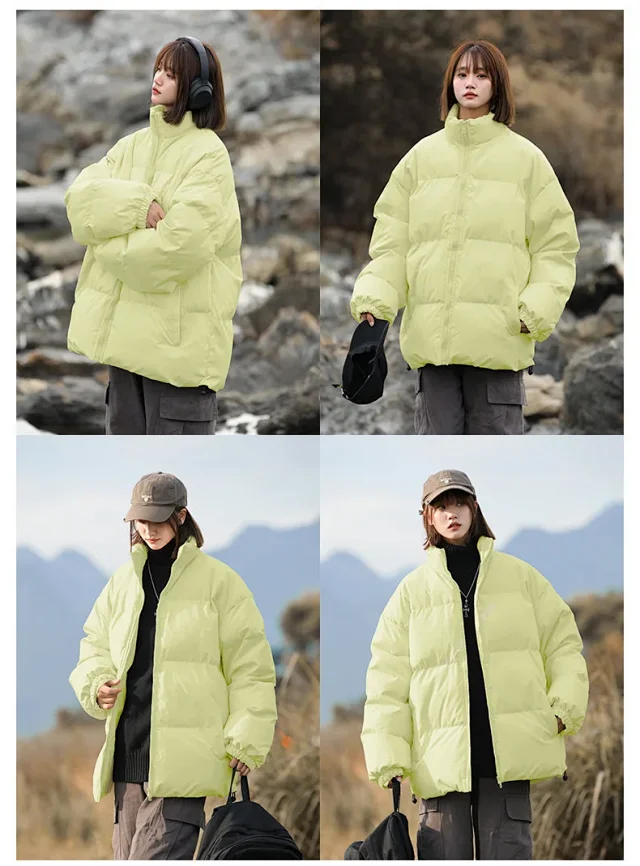 Ins Trendy Unisex Cotton Jacket Detail