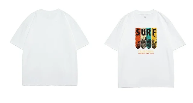 Men's Summer T-shirt: Vintage, Heavyweight, Drop - Shoulder Detail