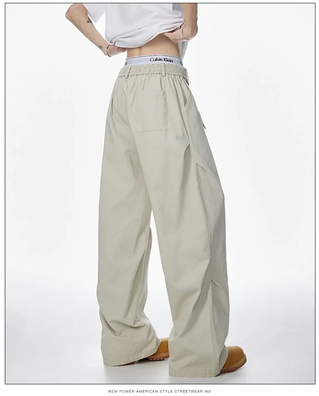 New American Pleated Saber Pants Detail