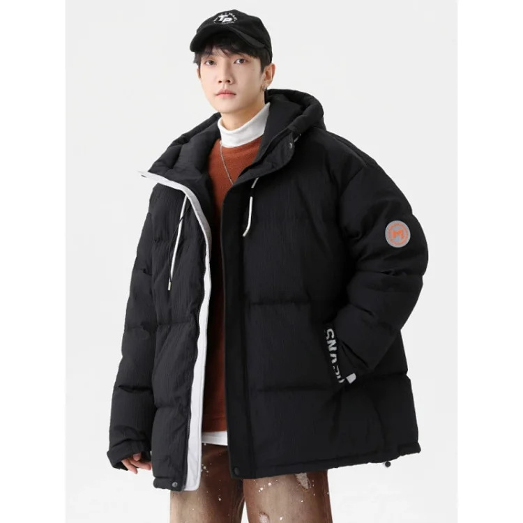 Men's Winter White Down Puffer Jacket