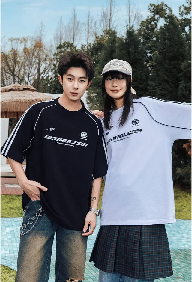 2025 Summer Men's Vintage T-shirt Detail