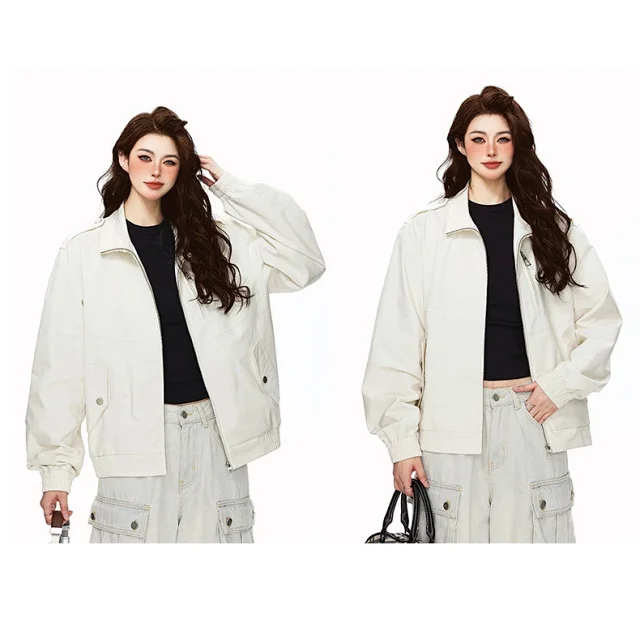 Retro Pilot Jacket for Couples Detail