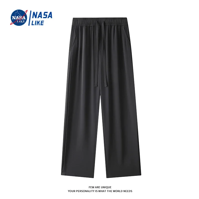 NASA Men's Summer Ice Silk Trousers