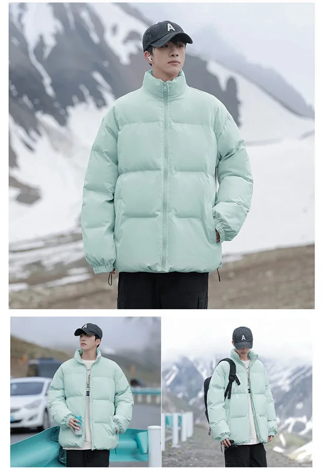 Ins Trendy Unisex Cotton Jacket Detail