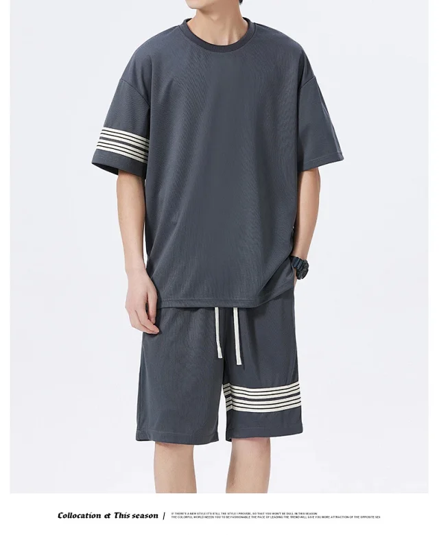 2025 Summer Men's Sporty 2 - Piece Set Detail