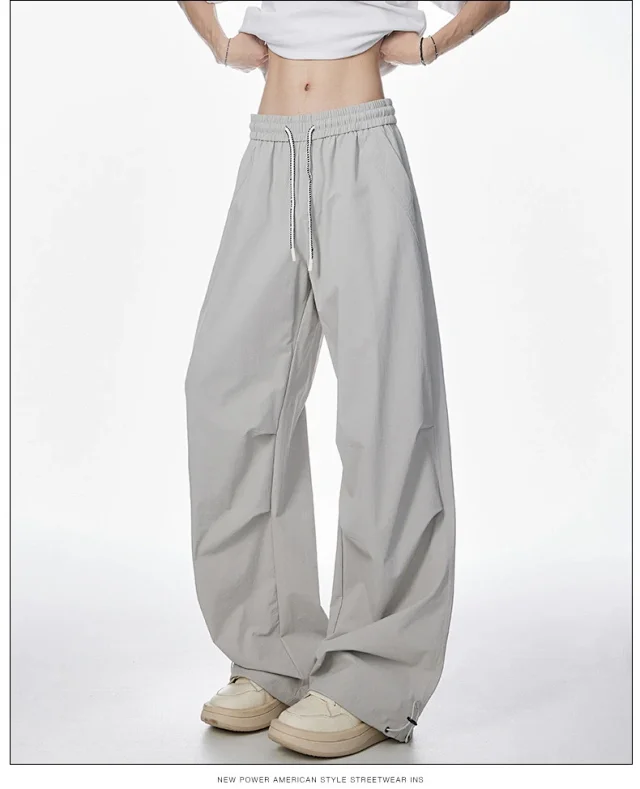 Summer Thin Parachute Pants Detail