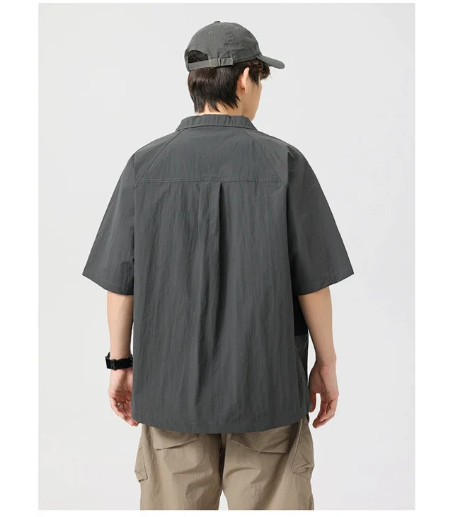 2025 Summer Men's Thin Shirt Detail